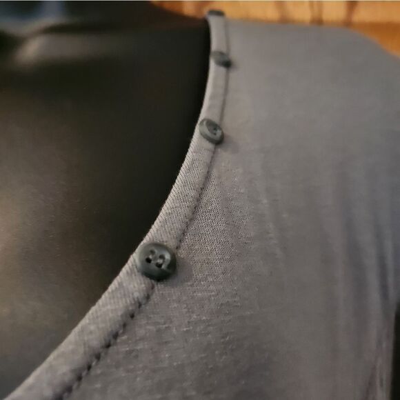 Gray Women's Long Sleeve Tunic - Picture 3 of 5